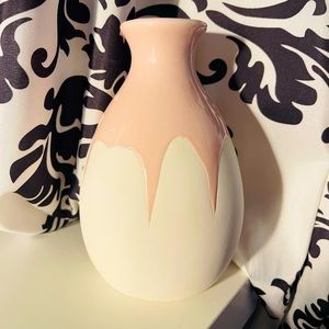 Isaac Mizrahi Loves XO, Sienna Pink Drip Vase